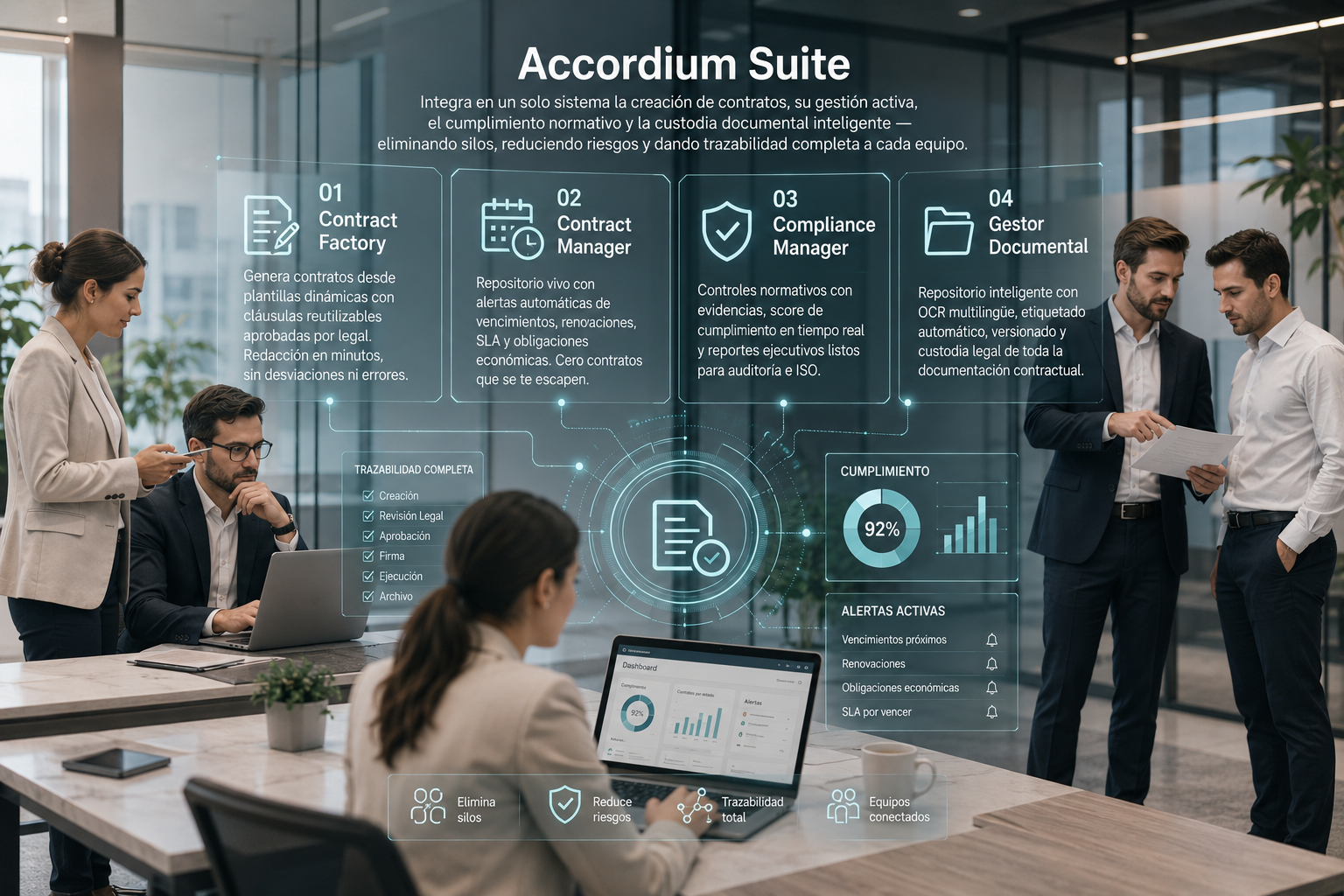 Accordium Suite — Plataforma contractual inteligente AIRDEV