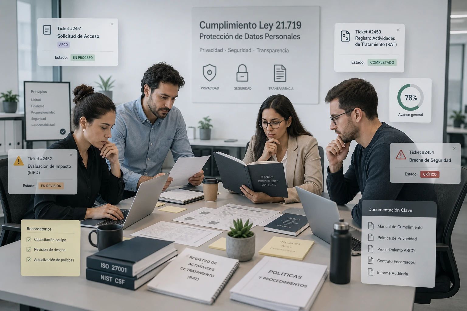 Certiva — Plataforma de cumplimiento Ley 21.719 AIRDEV Chile
